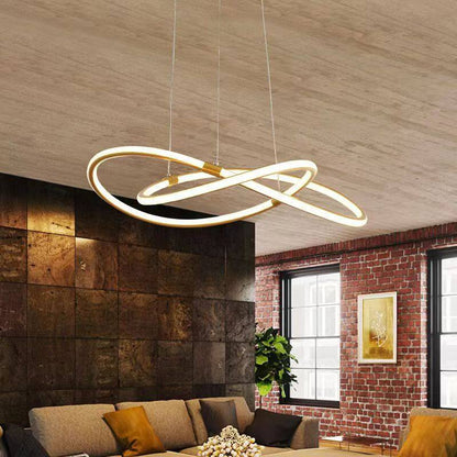 Modern Pendant Light With Remote Dimmabl Decor Living Room Chandeliers Led Simple Luminaire Dimming Kitchen Florarium Fixtures
