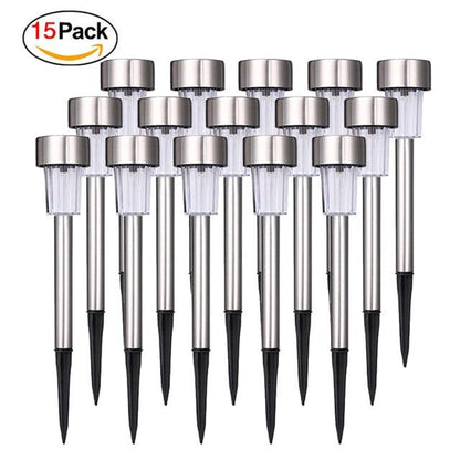 Outdoors Led Solar Lights Outdoor Solar Led Lawn Lamps Street Lighting Luminaria For Garden Decoration Solar Powered Path Lights