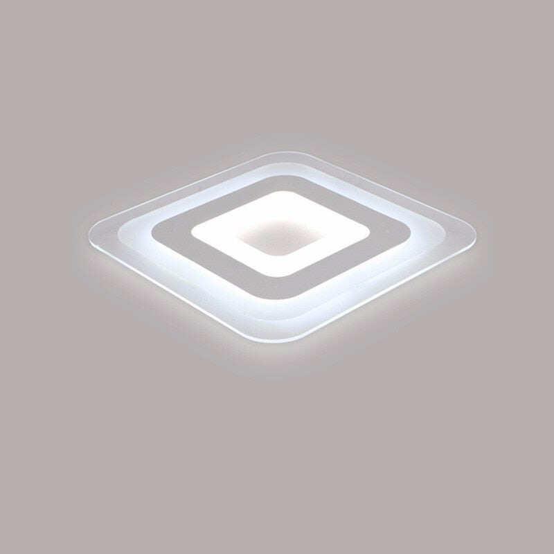 Ultra-thin Modern LED Ceiling Light For Living Dining Room Bedroom Lamps Kitchen Fixtures With Remote Diameter Lustre Iluminaria