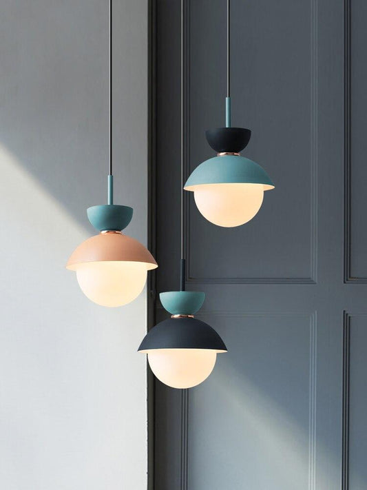 Candelabro peque?o n¨®rdico personalidad creativa macaron l¨¢mpara dormitorio luz colgante