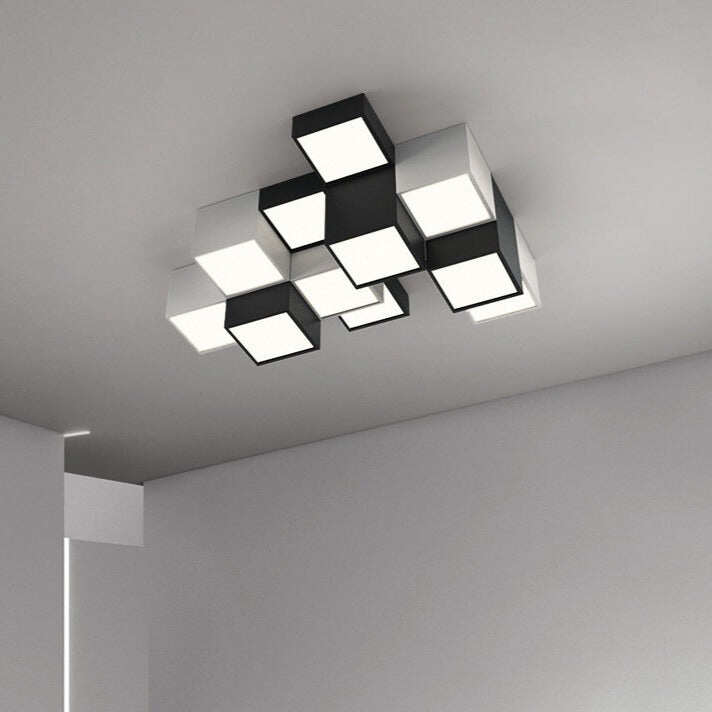 Modern Minimalist Living Room Lamp with No Main Lamp Lighting Creative Combination Ceiling Lamp