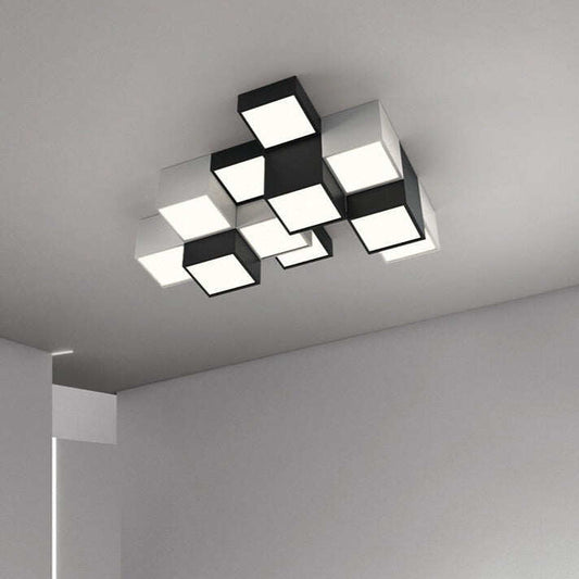 Modern Minimalist Living Room Lamp with No Main Lamp Lighting Creative Combination Ceiling Lamp