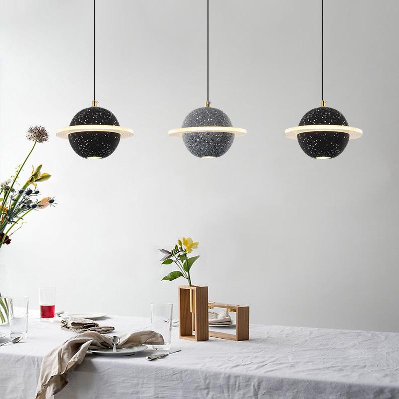 Planet Chandelier Creative Personality Restaurant Bar Simple Bedside Lamp