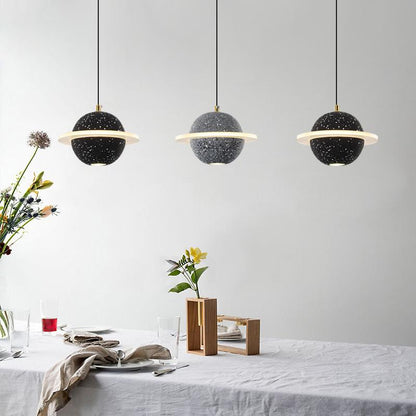 Planet Chandelier Creative Personality Restaurant Bar Simple Bedside Lamp