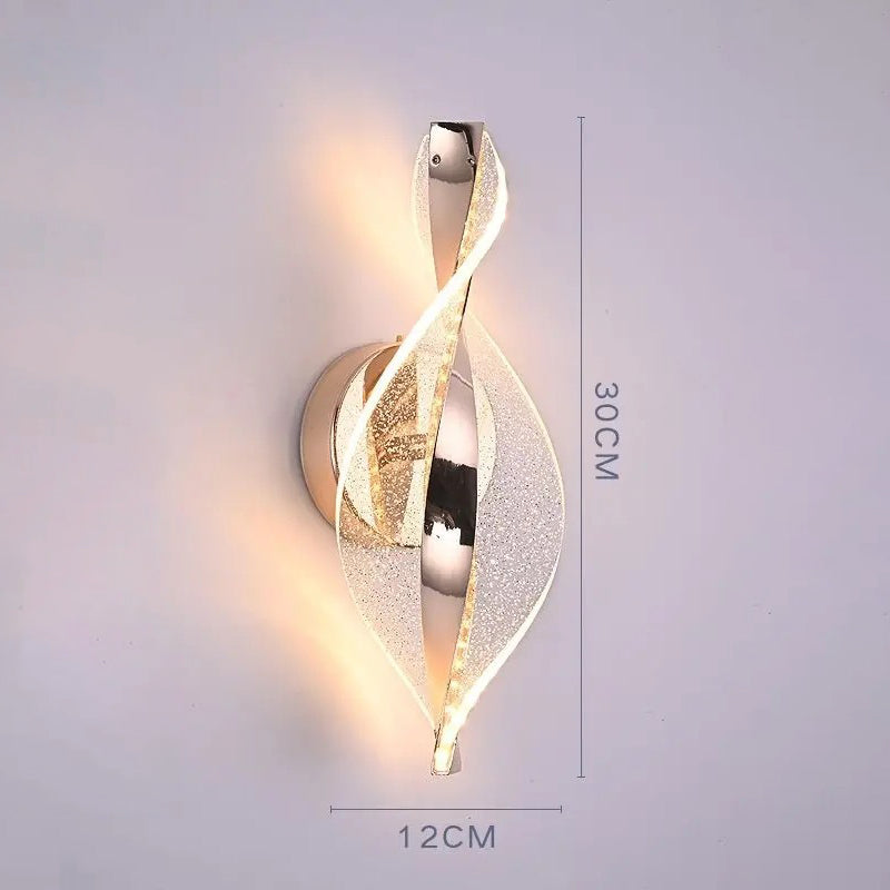 Nordic LED Wall Lamp  Living Room  Indoor Lighting Originality Lamps Modern LED Acrylic Bedside Wall Light
