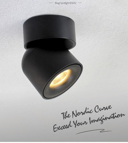 Led  Surface Mounted Ceiling Downlight Adjustable 90 degrees Nordic Spot light  for indoor Foyer,Living Room
