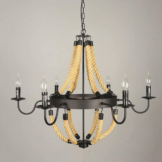 American Country Loft Vintage Big Wooden Beads Hang Pendant Lamp E27 E14 Led Pendant Lights Modern For Living Room Hotel Bedroom