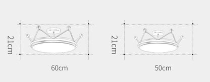 Golden Crown Chandelier Simple Modern Room Lamp