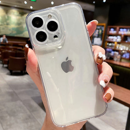 Transparent Hard Back Cover Luxury Shockproof Clear Phone Case For iPhone 16 15 14 13 12 11 Pro Max X XR XS XS Max 6S 7 8 Plus