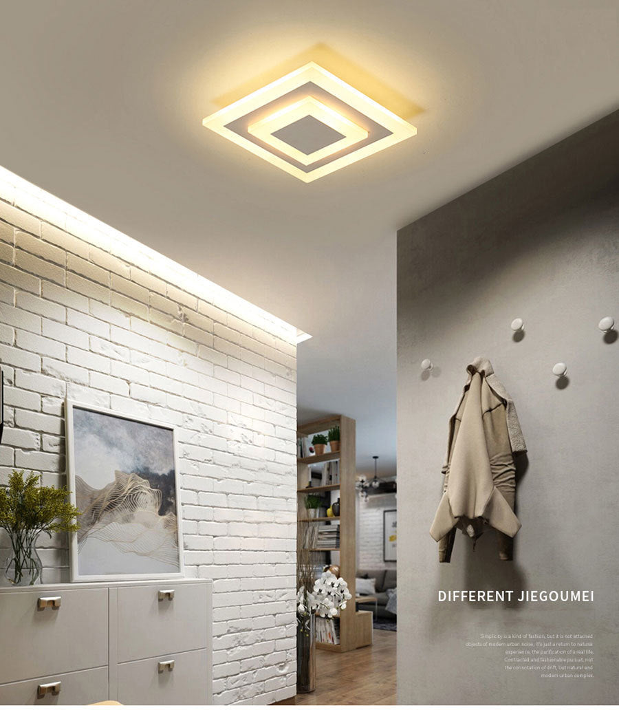 Ceiling Light Modern LED corridor Lamp For bathroom living room round square lighting Home Decorative Fixtures ping