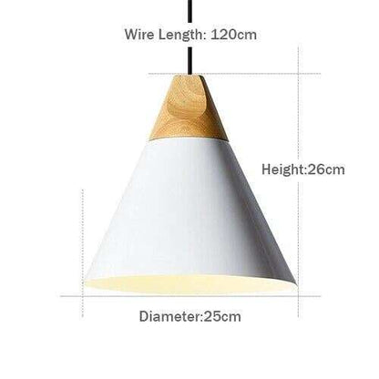 LED Pendant Lights Aluminum Wood Pendant Lamps E27 Modern Hang Lamp Kitchen Restaurant Bar bedroom living room light fixtures