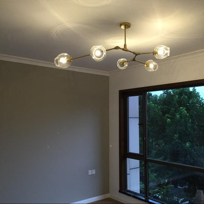 Modern Glass Pendant Light Nordic Dining Room Kitchen Light Designer Hanging Lamps Avize Lustre Lighting