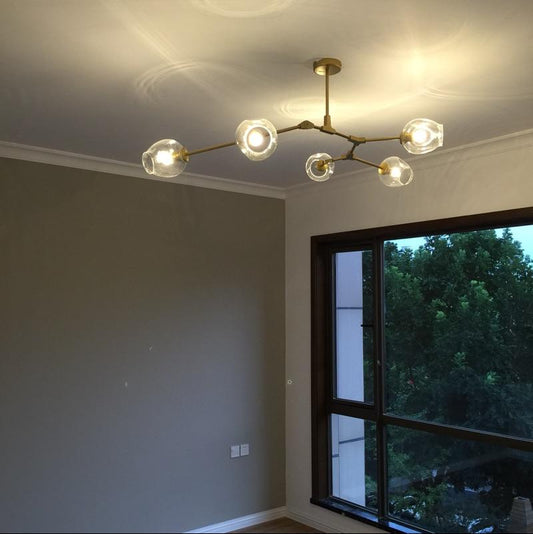 Modern Glass Pendant Light Nordic Dining Room Kitchen Light Designer Hanging Lamps Avize Lustre Lighting