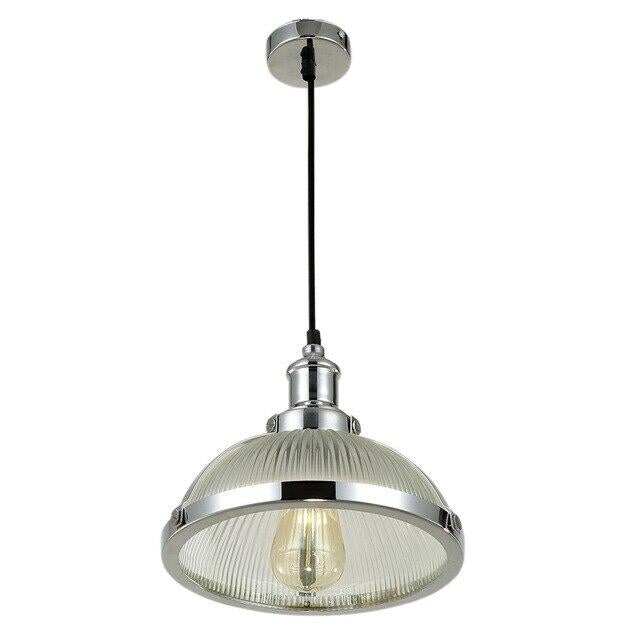 European American Industrial Retro Loft Vintage Pendant Lamp E27/E26 Edison Metal Glass Hanging Light For Bedroom Dining Room