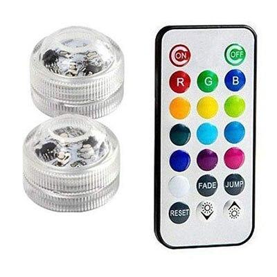 Waterproof SMD3528 Submersible LED Lights RGB Underwater Night Lamp Wedding Tea Light Vase Bowl Party Christmas Decoration light