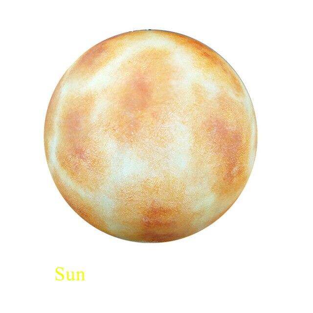 Modern Designer Creative Universe Resin Pendant Light Theme Park Child Room Living Room Hall Starry Moon Ball Pendant Lamp