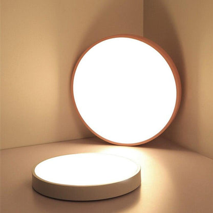 Modern Remote Control Macaron Ultrathin LED Ceiling Light For Living Room Bedroom round corridor Ceiling Lamp