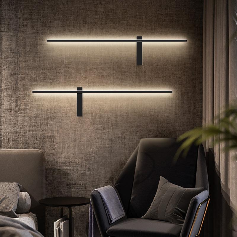 Long Wall Lamp Background Line Wall Lamp