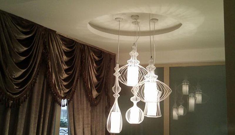 Creative Cafe Retro Birdcage Lamp Chandelier