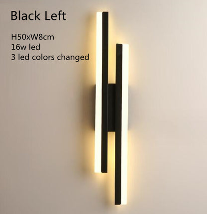 LED Bedroom Wall Lamp Wall Sconces Copper Line Pipe Acrylic Lampshade Indoor Lighting for Living Room Corridor Light Fixture