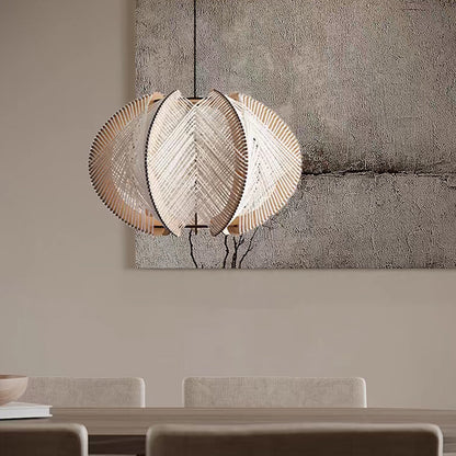 ZK50 retro creative dining room cotton rope chandelier bedroom dining room ceiling lamp decorative lighting fixture E27