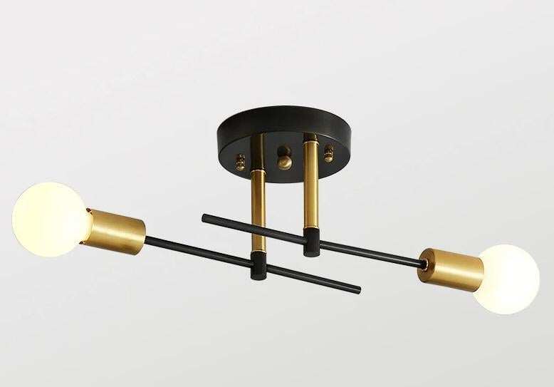 Nordic Room Bedroom Bedside Lamp Aisle Copper Ceiling Lamp