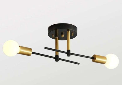 Nordic Room Bedroom Bedside Lamp Aisle Copper Ceiling Lamp