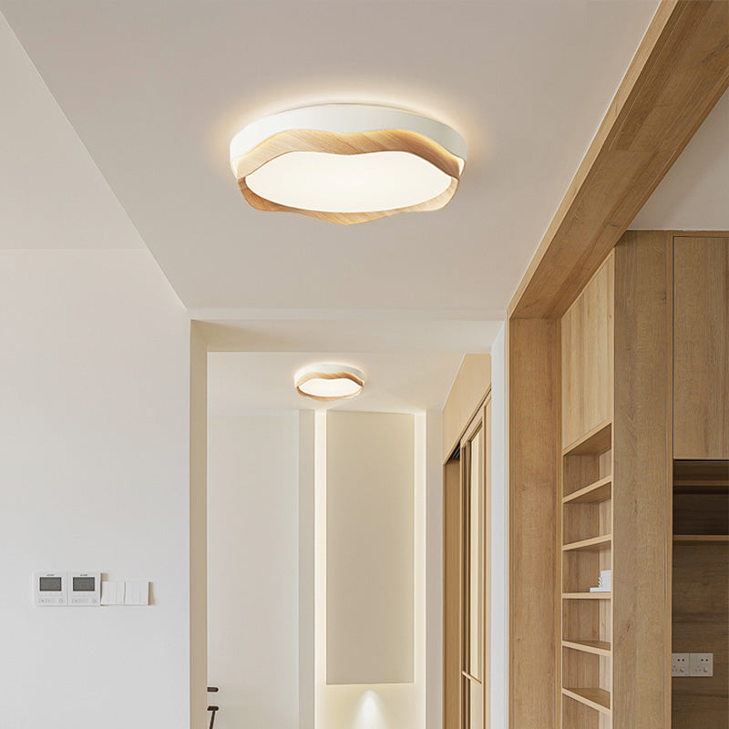 Cream wind aisle light Entrance corridor Cloakroom light Full spectrum eye protection Modern simple balcony ceiling light