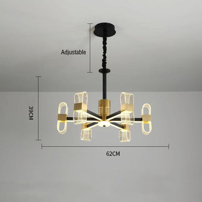 Nordic Chandeliers Use Light In The Bedroom