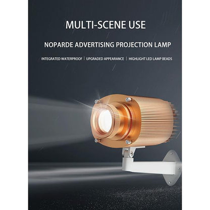 high-power advertising logo projection lamp customized remote control rotary waterproof outdoor door head