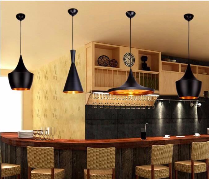 ping ABC Pendant Lights(Tall,Fat and Wide)Tom Musical Instrument Hanging Pendant Lamp Light For Restaurant Lamp Bar