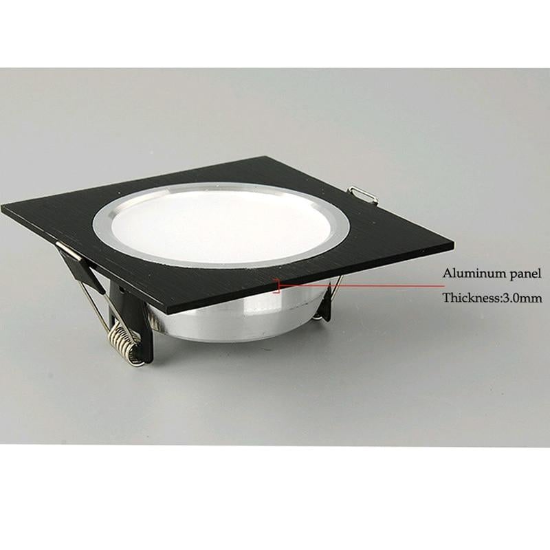 LED Downlight Square Recessed lights 3W 5W 7W 9W 12W LED Ceiling Lamp for Kitchen/Home/Office/Living room Indoor Lighting