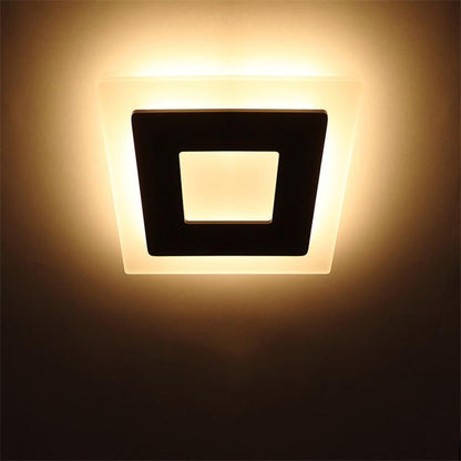 18w LED Ceiling Light Aluminum Acrylic Home Decor Ceiling Lamp Bedroom Living Room Hallway Lighting Light Fixture BL09x