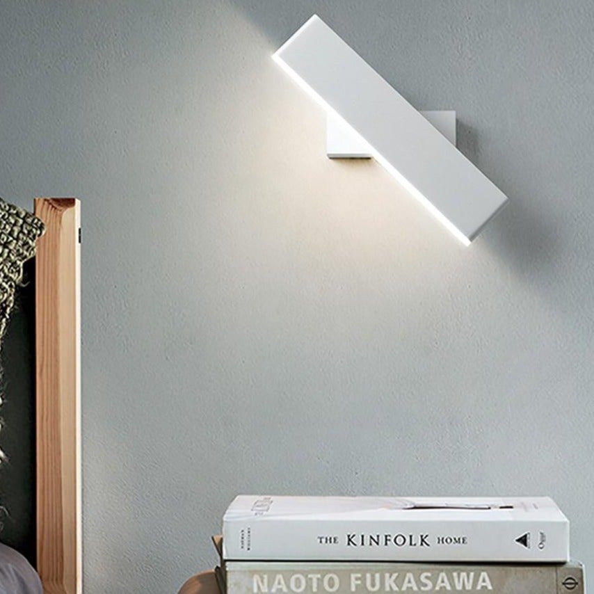 Led indoor wall lamps rotation adjustable switch modern wall sconce with switch stair wall light fixture hallway led wall sconce