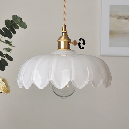 Brass Glass Chandelier Nordic Vintage Restaurant Bedside Lamp Creative Personality Cafe Bedroom Lamp