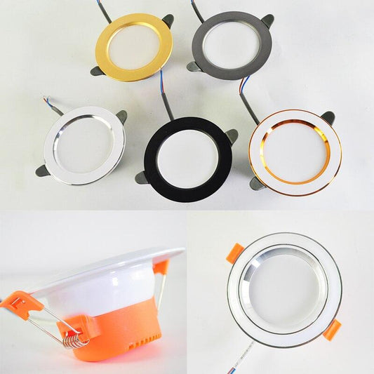 10Pcs Downlight 3w 5w spot led lights 3000k 4500K 6000K  led Downlight Kitchen living room Indoor recessed lighting