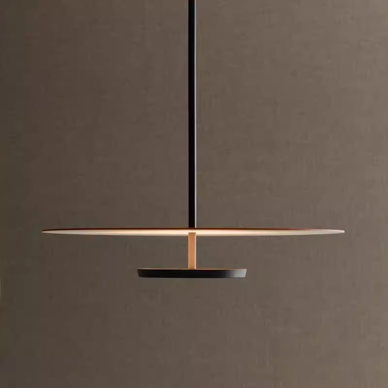 Nordic Minimalist LED Disc Hanging Lights for Restaurant Coffee Table Bedroom Bar Home Pendant Lights