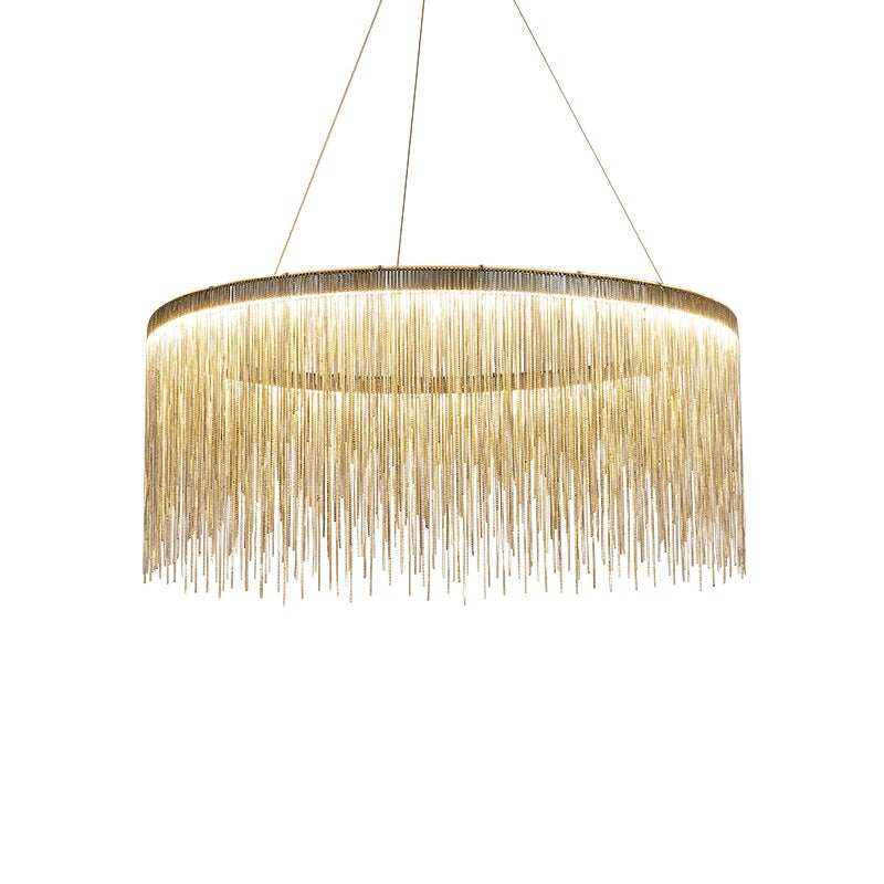 LED Pendant Lights For Living Room Dining Room Light Chrome Golden Body Pendant Lamp Hanging Ceiling Luminaire Home Lamp