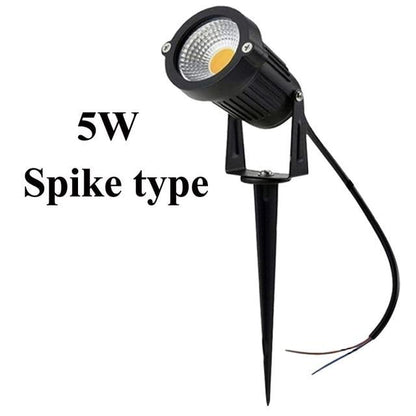 LED COB Garden lighting 3W 5W 10W Outdoor Spike Lawn Lamp Waterproof Lighting Led Light Garden Path Spotlights