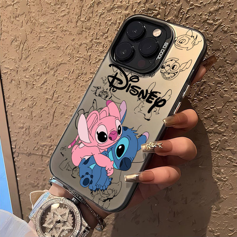 Cute Stitch Creative  Phone Case For iPhone 16 15 14 13 12 11 Pro XS MAX 7 XR 8 7 Plus Clear Cover Fundas