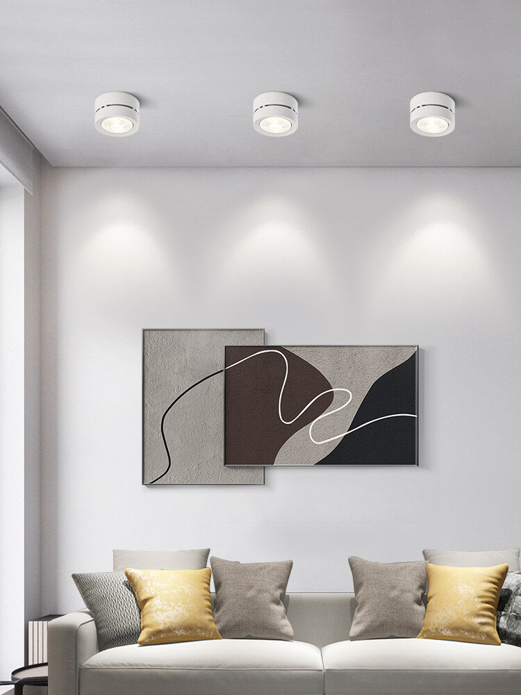 Dimmable LED Downlight Living Room Bedroom Surface Mounted Downlight Ceiling Light Spotlight