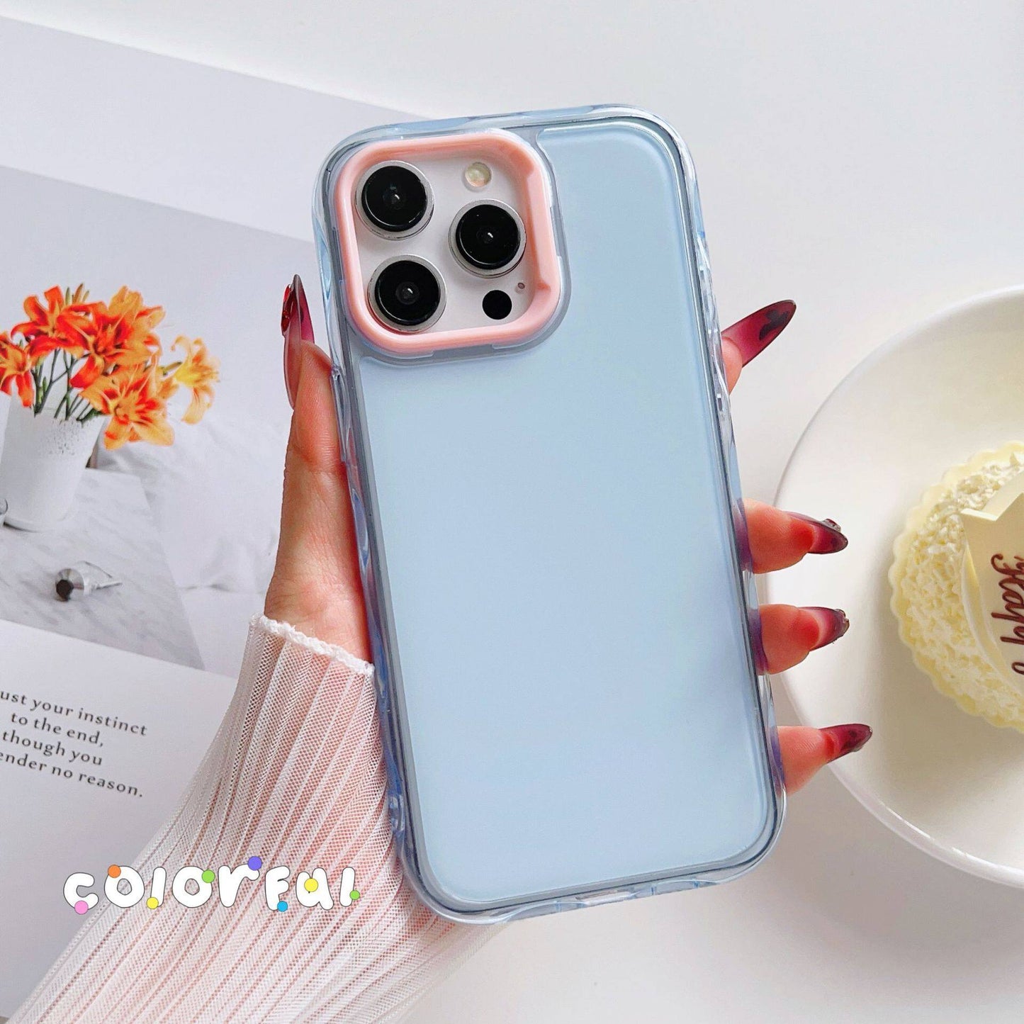 Jelly Candy Wave Silicone Phone Cases for iPhone 16 15 14 Plus 13 12 11 Pro Max Soft Bumper Shocckproof Transparent Phone Cover