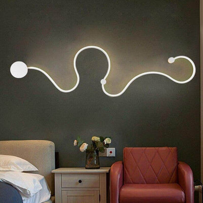 Creative Led Ceiling Lights For Living Room Bedroom Black/White Aluminum Lamp Body Indoor Lighting Fixtures Lampara Led Techo