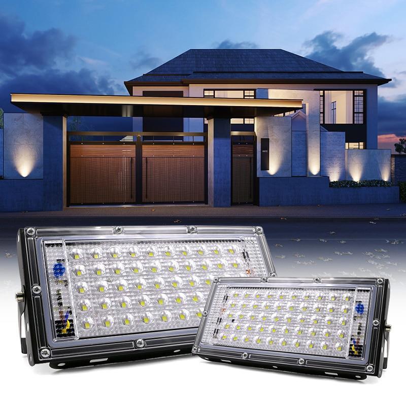 Led Floodlight 50W Waterproof IP65 Garden Lamp Outdoor LED Reflector Light AC  Spotlight Street Lighting