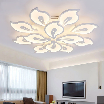 White&Black Finished Modern Led Ceiling Light For Living Room Bedroom Dining Room Lustres Acrylic Led Ceiling Lamp Light Fixture