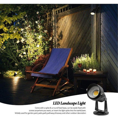 LED COB Garden lighting 3W 5W 10W Outdoor Spike Lawn Lamp Waterproof Lighting Led Light Garden Path Spotlights