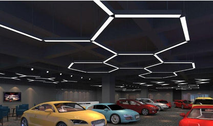 LED Strip Light Splicing Office Chandelier Indoor Surface Mounted Conference Room Exhibition Hall Workbench Hanging Line Light