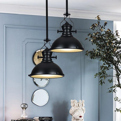 3 Style Loft Retro Industrial Hanging Hardware Metals Pendant Lamp Vintage E27 LED Lights For Kitchen Bar Coffee Light Fixtures
