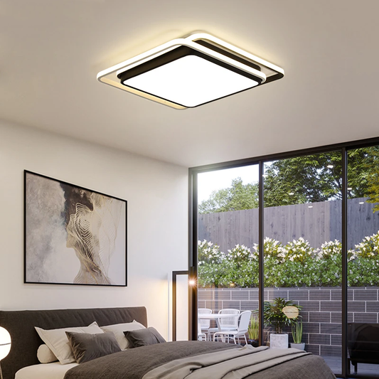 Modern Ceiling Lights Lamp Ceiling Black White Lampshade High Quality Ceiling Lamp For Living Room Bedroom Surface Mounted