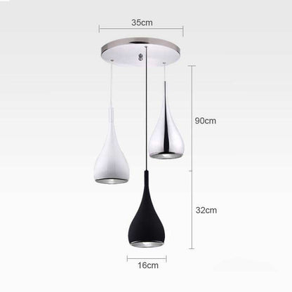 Modern Simple Pendant Lights Minimalist LED Hanging Lamp
